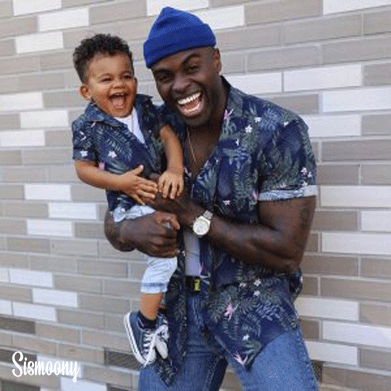 ست لباس پدر و پسر نوزاد